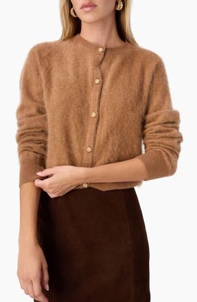Cami NYC Dorian Cashmere Cardigan in Caramel at Nordstrom, Size X-Large