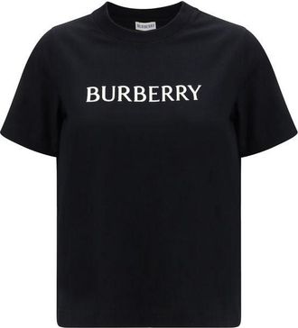 Burberry Zwarte Katoenen T-Shirt