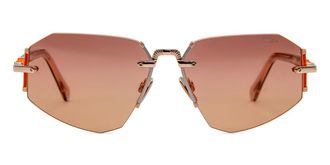 Cazal 9509 004 Womens Sunglasses Gold Size 57