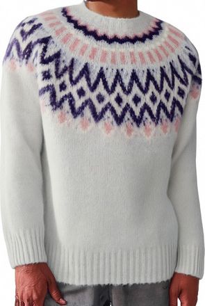Generic Fairisle Norwegian Jumpers For Women Uk, Ladies Crew Neck Jumpers Long Sleeve, Fashion Printed Pullover Sweaters Classic Retro Knitwear Loose Fair Isl