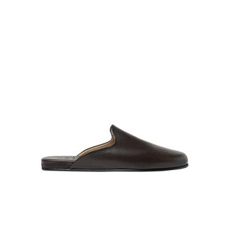 Scarosso Atlas Travel Slipper - unisex - Slip ons - Bruin - 39 EU - Leer - Schoenen