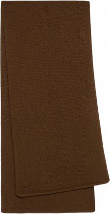 Guest In Residence Open Knit Jersey Blanket Scarf In Chestnut