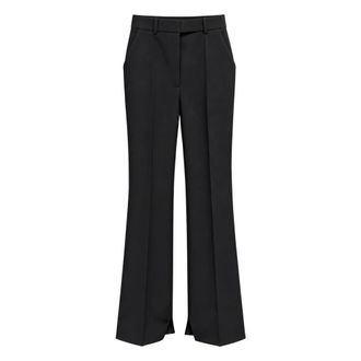 Elisabetta Franchi Pantaloni in Lana - - Trousers - Donna - Nero - XL