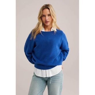 WE Fashion trui blauw