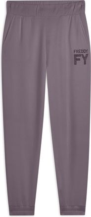 Freddy Pantalone donna in felpa di viscosa con elastico sul fondo