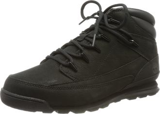 Timberland Mens Euro Rock WR Basic Fashion Boots, Black Nubuck, 9 UK