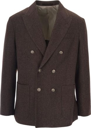 Eleventy Blazers - male - Eleventy - Blazers - Brown - M - Jackets