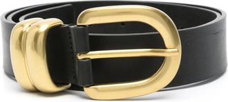 By Malene Birger Zoira leather belt - women - Calf Leather - One Size - Black