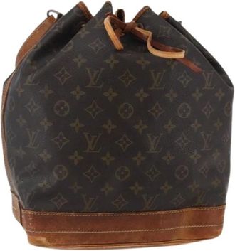 Louis Vuitton Pre-owned Bucket Bags, female, Brown, Size: ONE SIZE Pre-owned Canvas Bucket Bag