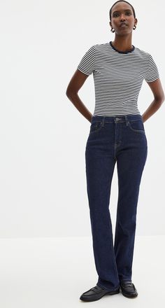 Lauren Ralph Lauren Womens Dark blue retro jean Fit: Semi-flared leg, high rise