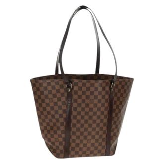 Louis Vuitton Pre-owned Tote Bags, female, Brown, Size: ONE SIZE Pre-owned Canvas Tote Bag