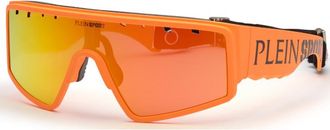 Plein Sport Mens SSP007 99 99B55A Sunglasses - Orange - One Size