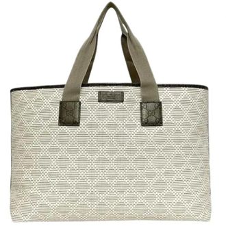 Gucci Pre-owned Tote Bags, female, Beige, Size: ONE SIZE Pre-owned Vintage Tote Bag