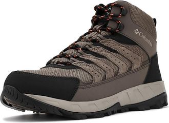 Columbia Strata Trailtm Mid Wp Mens Shoes Mud/Desert Sun : 10.5 E - Wide, Suede/Synthetic