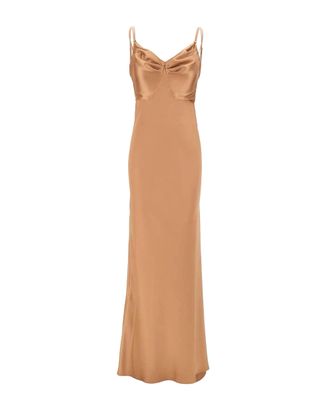 Elisabetta Franchi Suede Satin Dress
