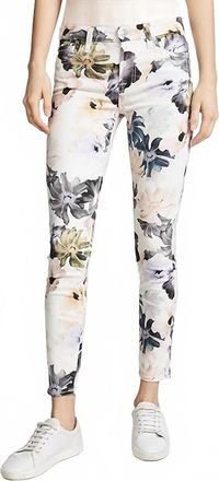 7 For All Mankind Ankle Skinny Pant In Desert Garden