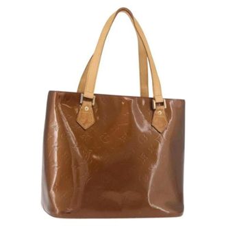 Louis Vuitton Bolso de mano de charol vintage Pre-owned - Pre-owned - Mujer - Marr&oacute;n - ONE SIZE