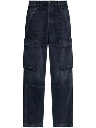 Diesel Navy Blue D-Pot-Cargo Jeans