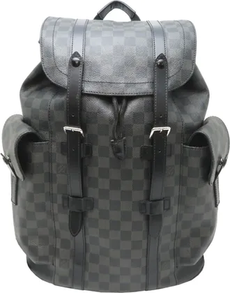 Louis Vuitton Black Damier Graphite Backpack (Pre-Owned)