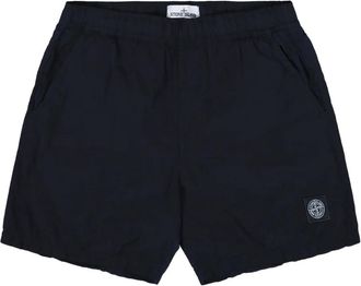 Stone Island Costume da bagno con applicazione - Blu