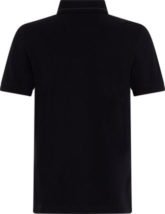 HUGO BOSS Mens Polo Shirt Cotton Short-Sleeve Black T-shirts And Polos