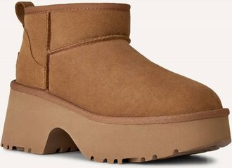 UGG Womens Ultra Mini New Heights Boot In Chestnut