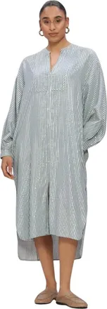 Summum Kleedjes, Dames, Blauw, XS, Dress Stripe