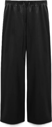 Dorothee Schumacher Poplin Power Broek - Dames - Straight fit broeken - Zwart - L - Katoen - Broeken