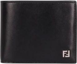 Fendi Wallets & Cardholders, male, Black, Size: ONE SIZE Bi-fold Coin Wallet