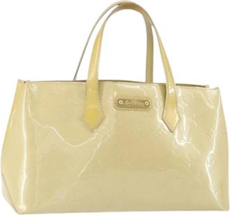 Louis Vuitton Pre-owned Leren Handtas - Dames - Vintage Handtas - Beige - ONE Size - Leer - Vintage