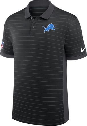 Nike Detroit Lions Sideline Victory Stripe Nike Mens Dri-FIT NFL Polo in Black | 03BG166N9J-RPE