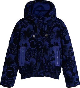 Desigual Abrigo Corto Acolchado Ibiscus - Jackets - Mujer - Azul - XL