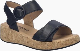 Josef Seibel Womens Evita 05 Womens Wedge Sandals - Brown - Size: 6.5