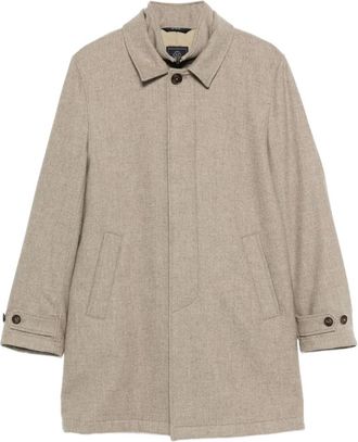 Fay Cappotto monopetto in lana vergine - Toni neutri