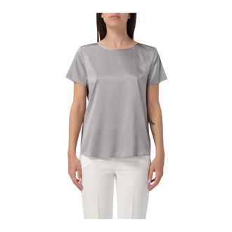 Emporio Armani Mujer, Camisetas, Gris, Talla: L