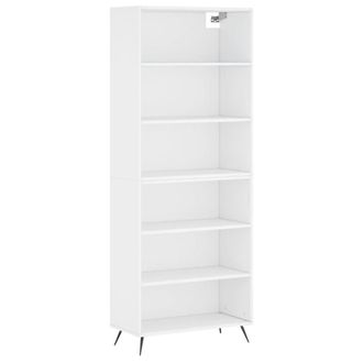 Berkfield Home Highboard White 69.5x32.5x180 cm Engineered Wood