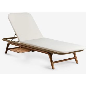 Sklum Sklum - Tumbona Reclinable En Madera De Acacia Ikaria