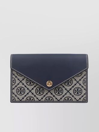 Tory Burch monogram chain wallet