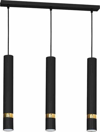 Milagro Lámpara colgante joker negro/oro 3xGU10