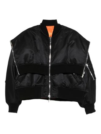 Comme Des Gar&ccedil;ons zip detail jacket - Black