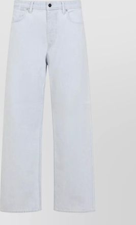 Stone Island denim mid-rise straight-leg jeans