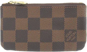 Louis Vuitton Brown Damier Canvas Damier Canvas Coin Purse/Coin Case (Pre-Owned)