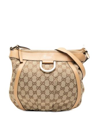 Gucci 2000-2015 GG Canvas Abbey D Ring crossbody bag - Marrone