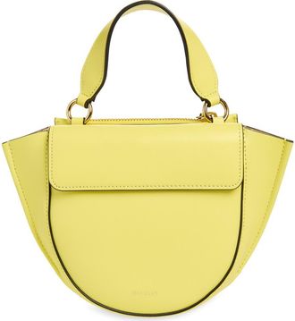 Wandler Small Hortensia Leather Handbag in Lemon at Nordstrom
