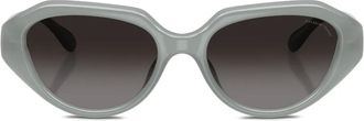 Coach cat-eye frame sunglasses - women - Plastic - 52 - Green