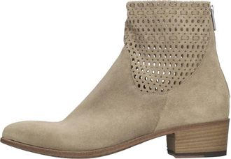 Pantanetti 16092A Vervenomad - Dames - Enkellaarsjes - Beige - 36 EU - Su&egrave;de - Schoenen