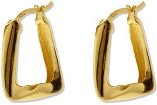 Argento Vivo Triangular Hoop Earrings in Gold at Nordstrom Rack