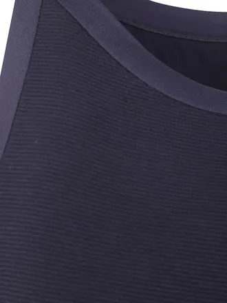 Emporio Armani Cotton Tank Dress - Navy