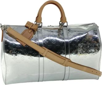 Louis Vuitton Pre-owned Canvas Weekendtas - Dames - Vintage Weekendtas - Grijs - ONE Size - Vintage