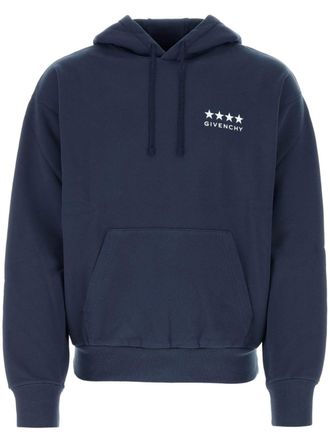 Givenchy 4G cotton hoodie - men - Cotton - S - Blue